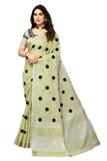 Ethnic Motifs Zari Woven Design Banarasi Saree